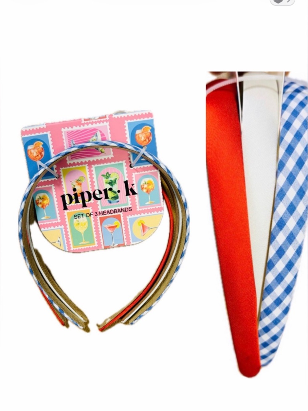 NWT ♥️💙 Piper K Beautiful Headband Set of 3